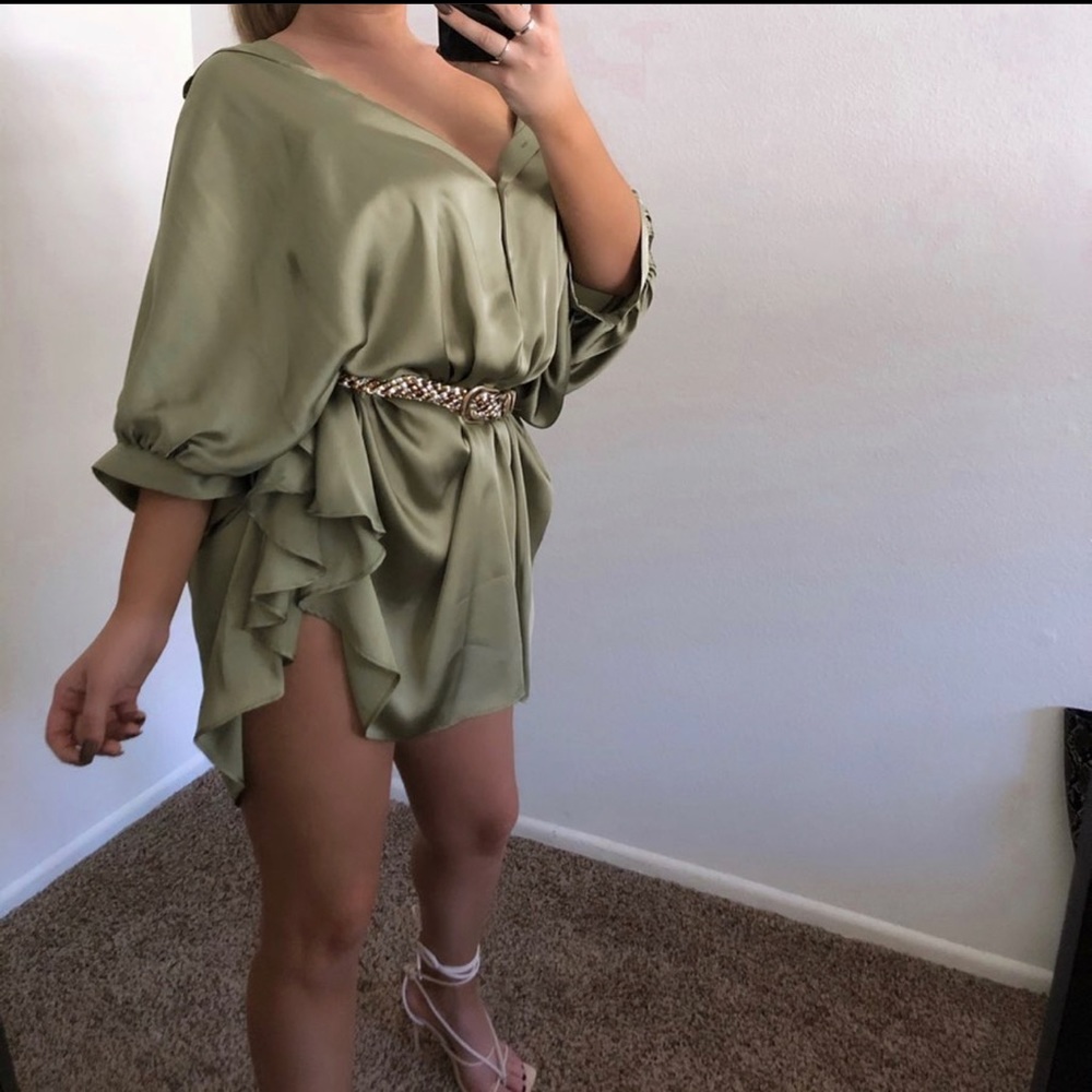 Zara satin dress